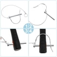 thumbnail image 4 of LAICAIW Trailer Coupler Pin, Wire Lock Pin, Shaft Locking Pin, Safety Coupler Pin, with Stainless Steel Extended Wire and Quick Release Ring (20 PCS 8mm x 70mm), 4 of 7