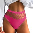 thumbnail image 1 of zuwimk Womens Panties,Womens Bikini Lace Panties Cheeky Panty Hipsters Hot Pink,S, 1 of 5