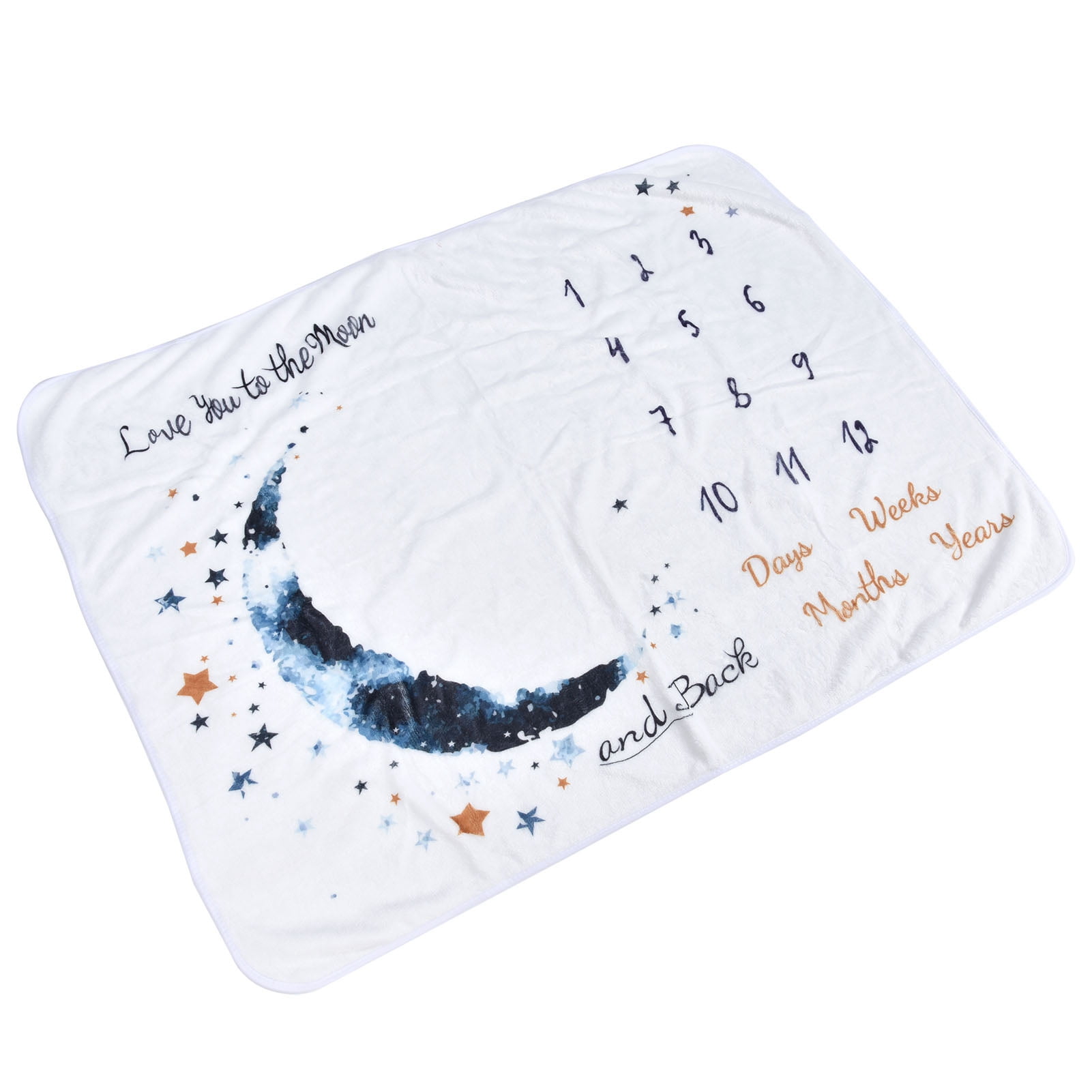 Baby Monthly Milestone Blanket Newborn Baby Month Blanket Baby Milestone Blanket For Both Newborn Boy For Girl Walmart