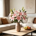 thumbnail image 7 of Artificial Lily Flowers, Realistic Faux Floral Arrangement Ornaments for Home and Hotel Use, Maintenance Free Wedding Decor, Lifelike Decorative Flower Pieces for Indoor Outdoor Display, 7 of 7
