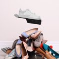 thumbnail image 4 of LOLIPPYY Sneaker Display Rack Black Shoe Organizer Space Saver for Business Owners 1Pack, 4 of 8