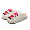 thumbnail image 5 of Christmas Slippers House Shoes for Women Fluffy Soft Cozy Bedroom Cartoon Plush Cute Slippers for Indoor Outdoor Use, 5 of 7
