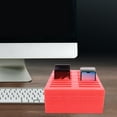thumbnail image 4 of FONWILYO Boîte de Rangement pour Téléphone pour Salle de Classe Boîte en Coton Rouge avec Rangement à Compartiments Multiples 1ensemble, 4 of 6