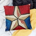 thumbnail image 2 of SHANXI Patriotic Star Decor Decorations Cushion Case for Sofa Couch 22x22in, 2 of 5