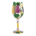 thumbnail image 2 of Enesco Lolita Drink Happy Thoughts Wine Glass, 2 of 3