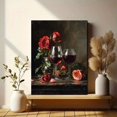 thumbnail image 6 of UXIEQU Red Roses Wine Canvas Wall Print 15.75x11.81 Inches, 6 of 8