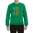 thumbnail image 2 of Wild Bobby, Jesus Is The Way John 14:6 Bible Verse, Inspirational/Christian, Unisex Crewneck Graphic Sweatshirt, Kelly, Small, 2 of 3