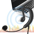 thumbnail image 1 of Auriculares para el gancho para el oído, auriculares de Alto rendimiento, auriculares USB, para skype para msn, 1 of 7