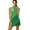 BZA1669, variant on Abstract Vector green wave Sports Dresses Women Tennis Dress with Separate Shorts One-Piece Slim Fit Golf Dress
