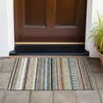 thumbnail image 3 of Dalyn Rugs Machine Washable Indoor/Outdoor Chantille ACN2218 Brown 1'8" x 2'6" Rug, 3 of 7