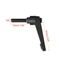 thumbnail image 4 of Uxcell Handle Adjustable Clamping Lever Threaded Push Button Ratchet Male Threaded Stud M8x32mm, 4 of 6