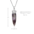 thumbnail image 2 of Stone Bullet Urn Pendant Memory Necklace for Cremation Ashes Keepsake Memorial Jewelry, 2 of 4