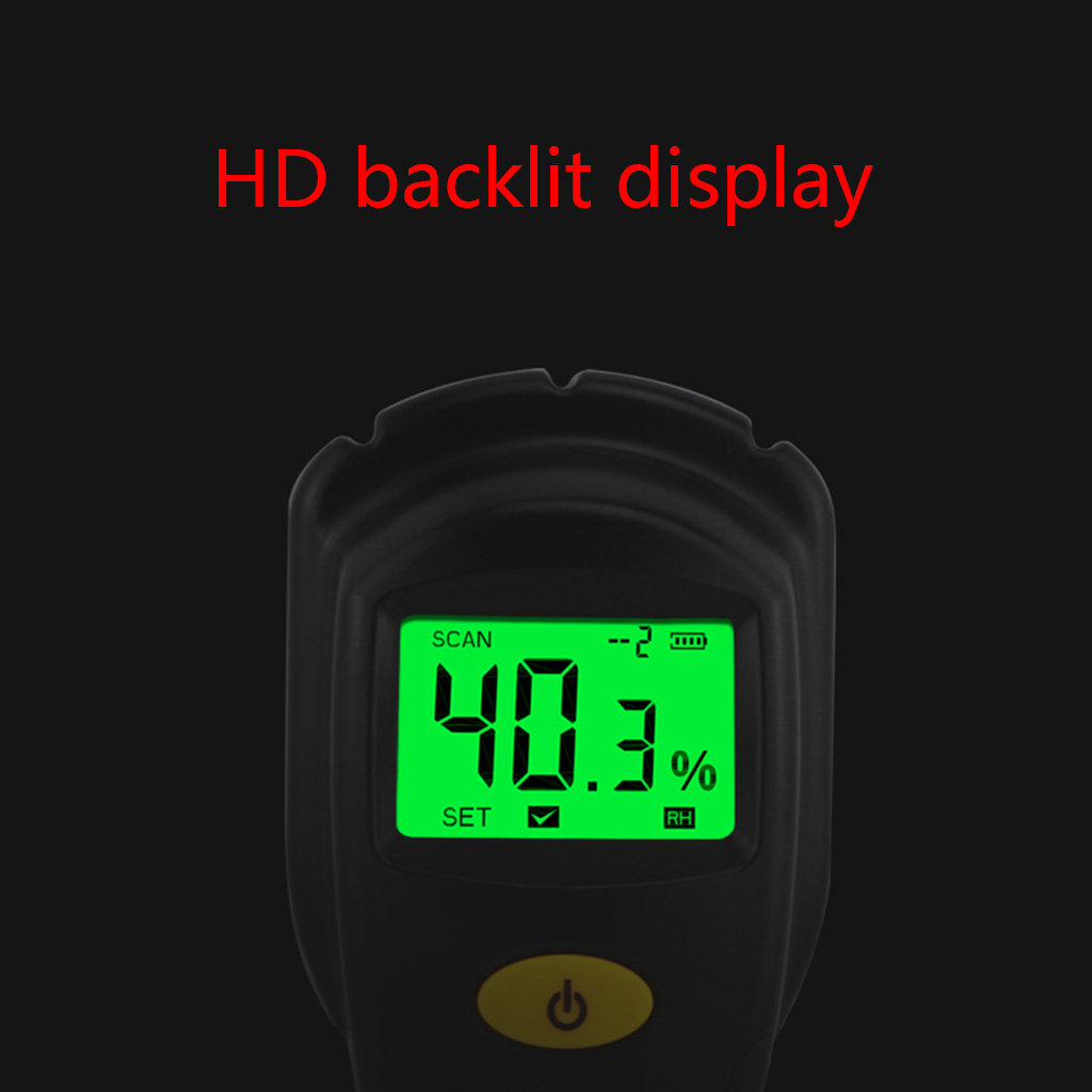 ZPAQI Concrete Timber Damp Moisture Meter Wood Paper Wall Humidity Tester Hygrometer