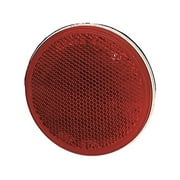 Grote 40062 - Reflector, 3", Red, Round Stick-On