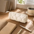 thumbnail image 2 of Dvumao Pencil Case Cute Quilted Soft Puffy Pen Bag Portable Zipper Stationery Pouch Makeup Cosmetic Office Nylon 7.48 x 2.95 x 2.95 Inch, 2 of 6