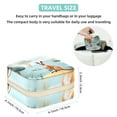 thumbnail image 5 of Kangaroo Travel Portable Square Jewelry Organizer with Ring, Earring, Necklace, and Bracelet Storage - Suitable for Girls and Women, 5 of 6