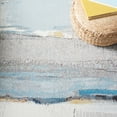 thumbnail image 6 of SAFAVIEH Aria Calanthia Abstract Area Rug, Ivory/Light Blue, 6'5" x 6'5" Square, 6 of 8