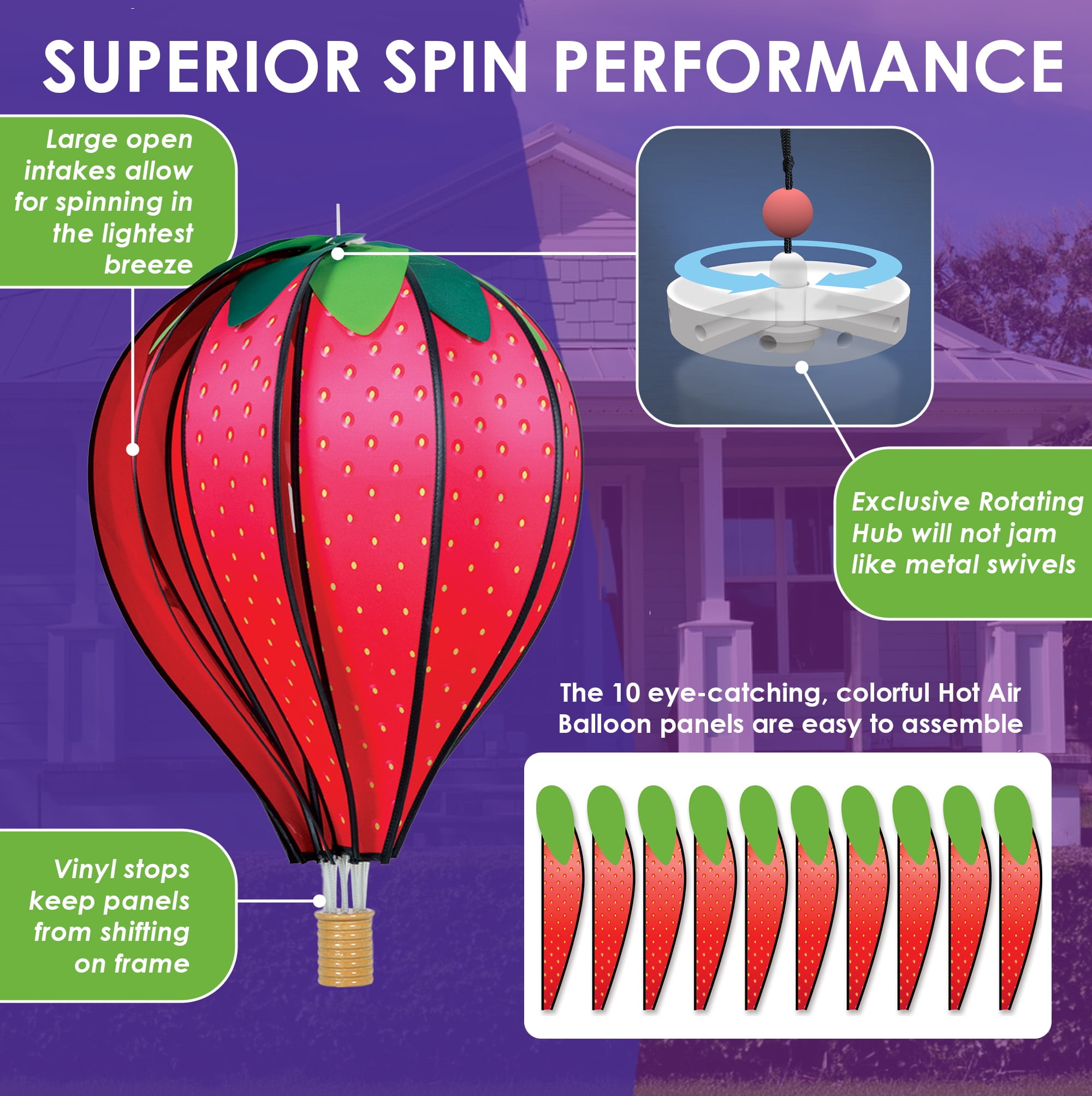 Premier Kites Hot Air Balloon - Strawberry
