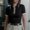 *Black, variant on ClodeEU Women's Short Sleeve Shirt,Slim Fit Shirts ,Button Front Silm Fitted Tops White,Womens Plus S