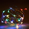 thumbnail image 3 of Christmas Fairy Lights 16.5FT 50 LED String Lights Plug in String Lights for Wedding Birthday Party Bedroom Decor (Rainbow), 3 of 7