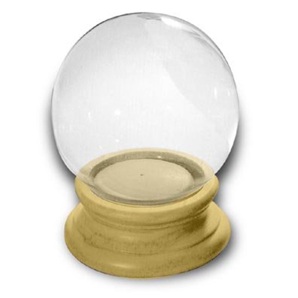 Globes snowdomes Snow Globe With Maple Finish Base Is A Fun Project For Do-It