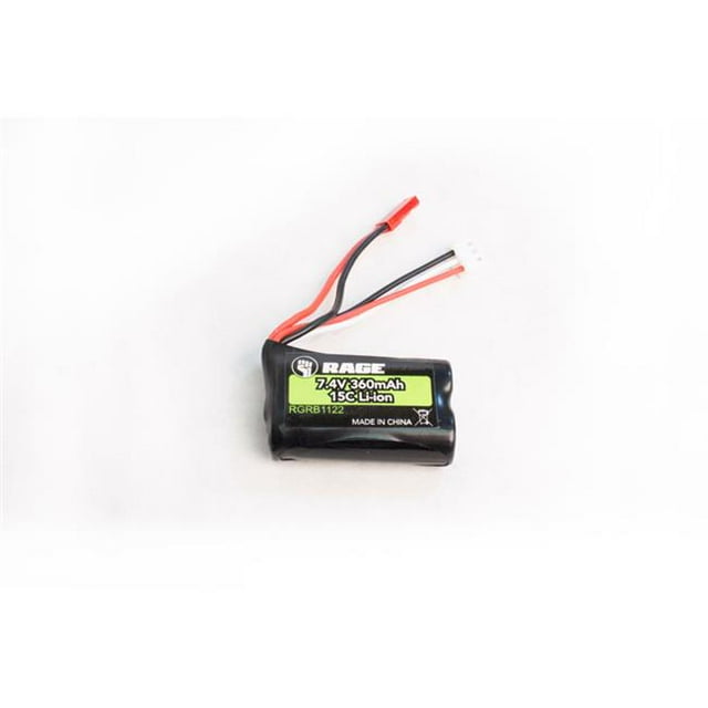 Rage Rc RGRB1122 7.4v, 360mAh Li ion Battery - Aqua Dart
