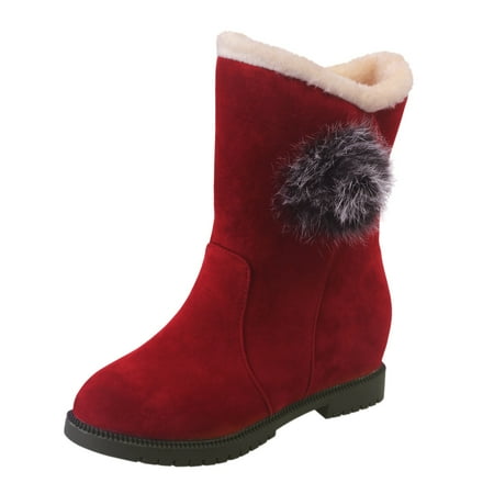 

Snow Boots Ankle Warm Thick Soled Women s Thermal Boots Tassel Winter Plush Shoes Women s Boots