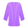 thumbnail image 3 of Patlollav Womens Summer Fall Solid Color Cardigan Long Sleeve Loose Cover Up Casual Blouse Tops Up to 50% off, 3 of 6