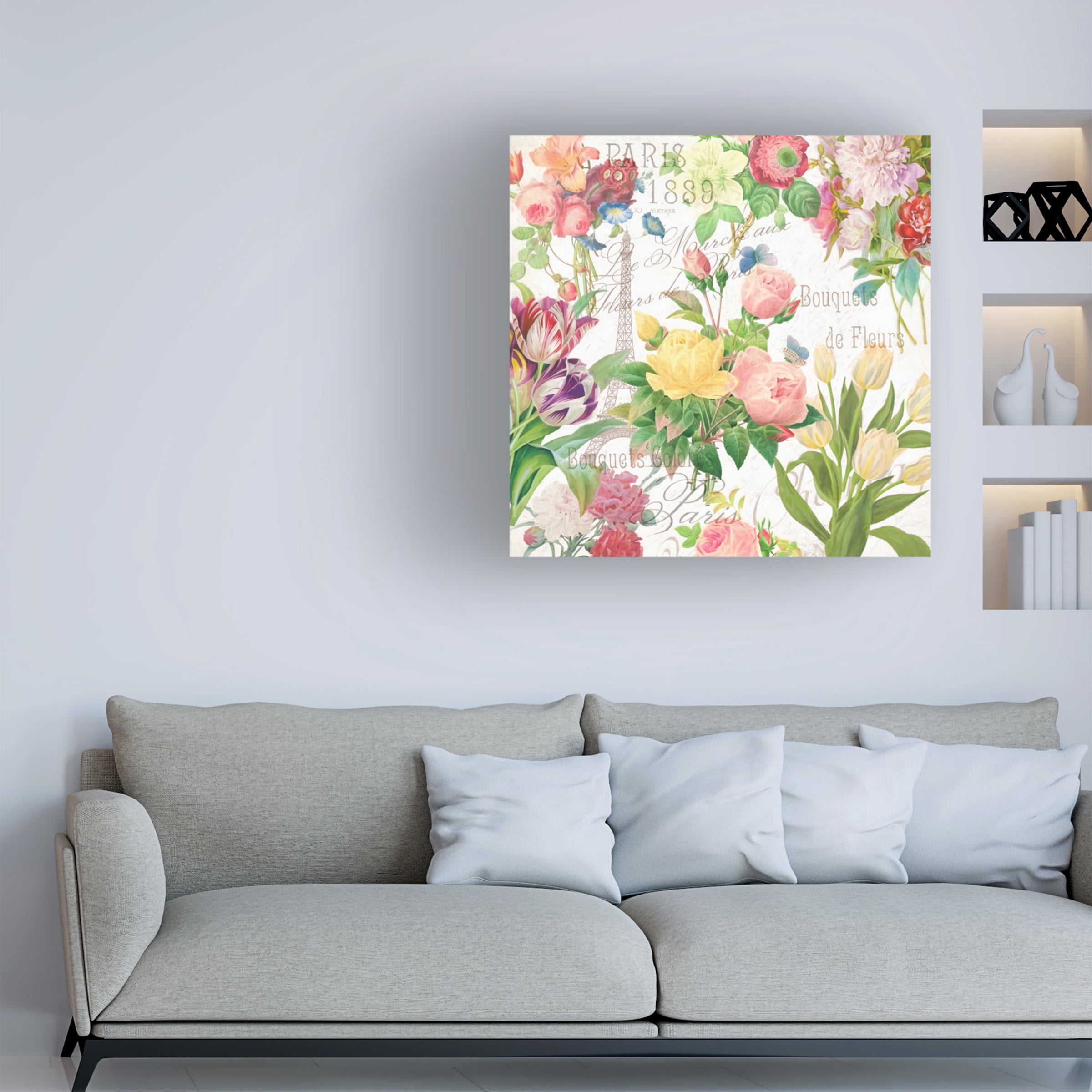 Cora Niele 'Paris Flower Market' Canvas Art
