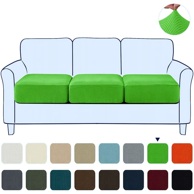 Subrtex Housse de Coussin Extensible Douce Texturée pour Canapé d'Angle