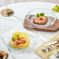 thumbnail image 3 of Gleam Adorn 2-Pack (7"/8") Glass Baking Dish Set, Round Pie Glass Bakeware Pie Baking Dishes with Handles for Snacks Salads Desserts Dishwasher, Microwave, Freezer & Oven Safe, 3 of 8