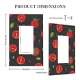 thumbnail image 5 of Kll Tomatoes1 Wall Plate,Gloss Finish,Standard Size 1 - 5" X 3", Polycarbonate Thermoplastic,Electric Receptacle Plug Covers, 5 of 8