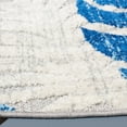 thumbnail image 5 of SAFAVIEH Cabana Kuzman Botanical Indoor/Outdoor Area Rug, Grey/Blue, 6'7" x 6'7" Round, 5 of 14