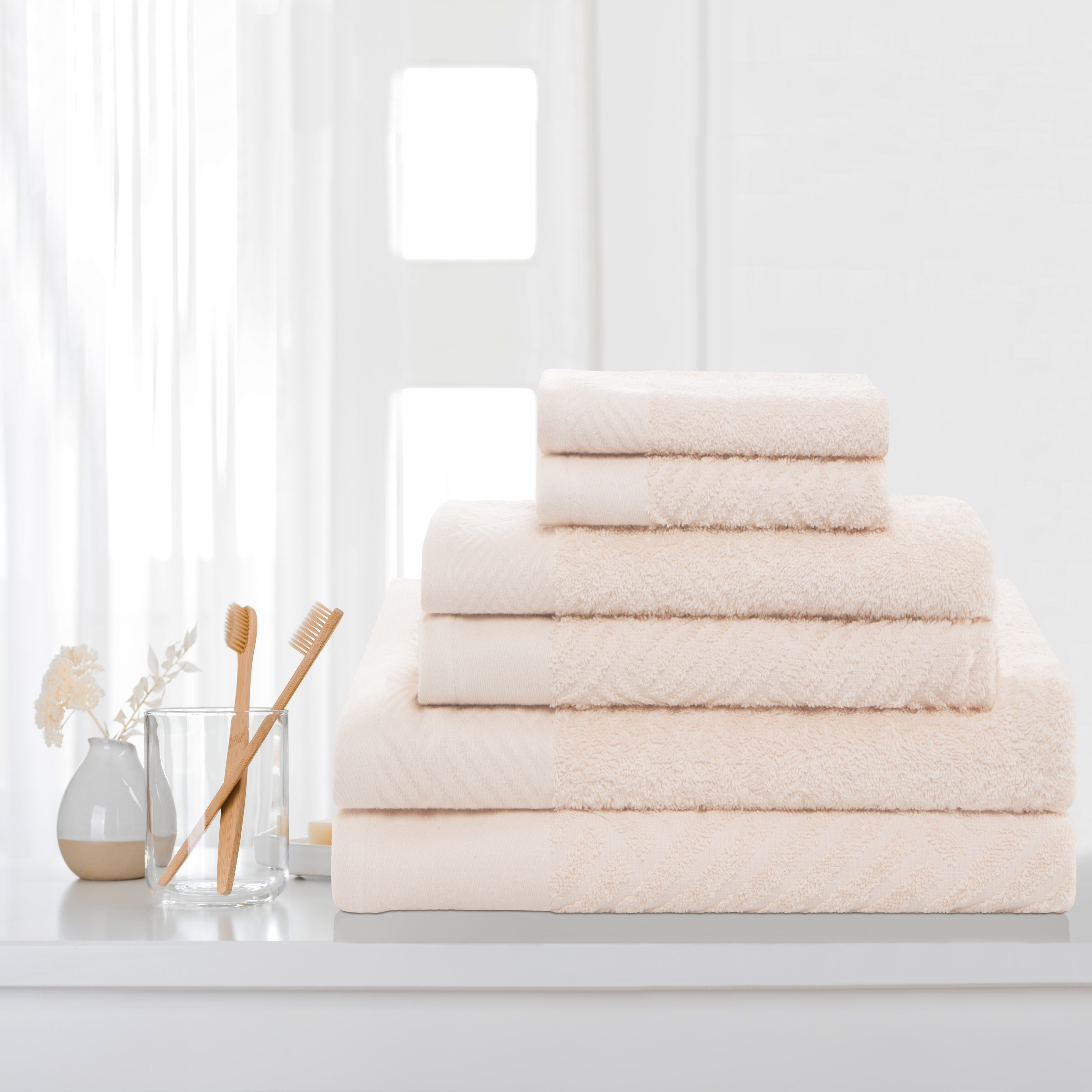 Clearance Sale! Luxury Thick Soft Absorbent Egyptian Cotton Face Washing  Hand Towel, 34cm x 75cm, White