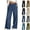 11# Dark Blue, variant on Jeans for Women High Waisted Wide Leg Baggy Jeans Pull On Straight Leg Stretchy Elastic Waist Denim Pants with Pockets Dark Gray XXL