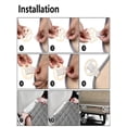 thumbnail image 6 of Gmogad 1pc Car Seat Cushion, Premium Comfort Memory Silk Wadding, Non-Slip Rubber Bottom With Storage Pouch, Car Seat Pad Universal Coffee, 6 of 6