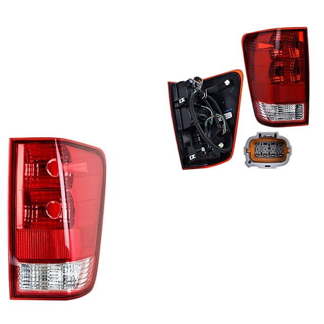 Par de Calaveras DEPO Titan 2004 A 2015 Nissan S/Luz P/Caja