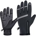 thumbnail image 1 of Gants d'Hiver pour Hommes Femmes Écran Tactile Gants Imperméables Gants en Polaire Chaude pour Conduite Cyclisme Randonnée, 1 of 6