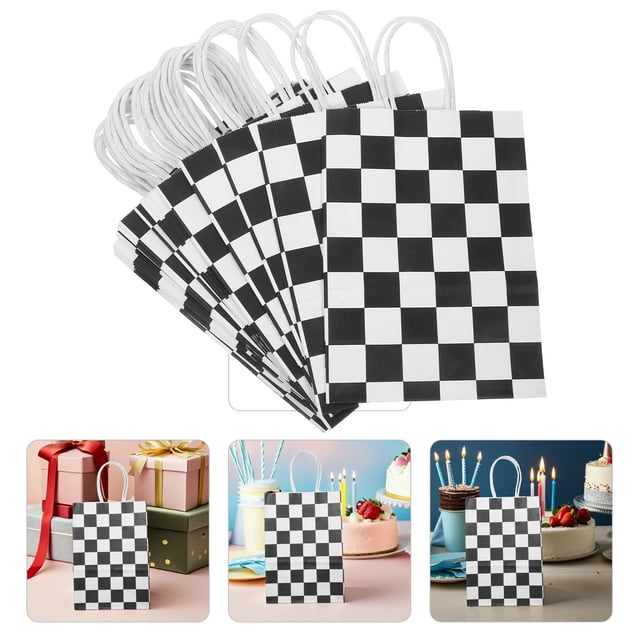 LOLIPPYY 24Ud Bolsas Para Dulces Con Y Asas Ideales Para Fiesta De Carreras