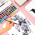 thumbnail image 2 of MesaSe 50 Colors Washable Watercolor Paint Set for Kids - Paintbrush Included, 2 of 9
