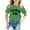 Shirts05-Green, variant on Sgkm Girls Graphic Shirts Crewneck Kids Mamas Girl Shirt Short Sleeve Basic Top Casual Fit Summer Red 5-6 Years