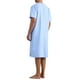 thumbnail image 3 of CAMISONES A RAYAS INSPIRE CHIC para Hombres Camisas de Dormir de Manga Corta con Botones Camisón a Rayas XL Azul Claro, 3 of 6