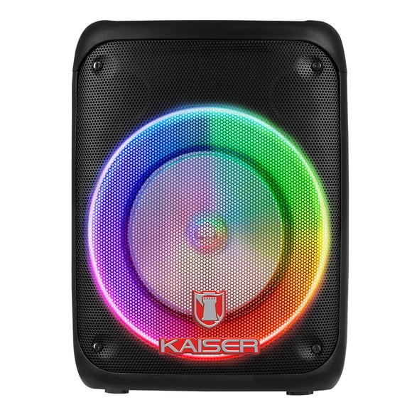 Bocina Bluetooth Kaiser KSW-6008 8 pulgadas 20 W RMS con Luz LED