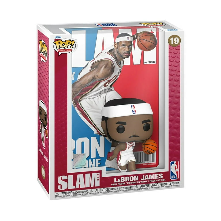 POP! SLAM COVER WITH CASE: NBA Slam - LeBron James, Funko, Gifts