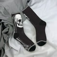 thumbnail image 5 of Vsdgher Gothic Skull Drape Crew Socks for Men & Women, Breathable Casual Athletic Ankle Socks, 5 of 6
