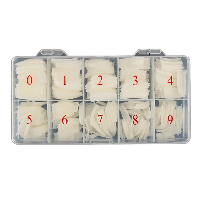 VONKY 500Pcs/Box Fake Nails Natural Color French Type False Nail Tips Art Beauty Salon Accessories