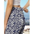 thumbnail image 3 of Womens Casual Wide Leg Pants High Waisted Button Down Straight Long Trousers Palazzo Pants Slacks with Pockets S-3XL, 3 of 7