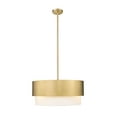 thumbnail image 4 of 495P18-MGLD-Z-Lite-Counterpoint - 3 Light Pendant In Modern Style-9.25 Inches Tall and 18 Inches Wide-Modern Gold Finish, 4 of 7
