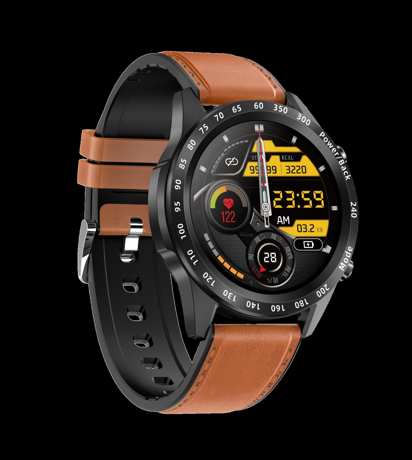 Toyella Bluetooth Call Smart Watch Monitor Heart Rate Sleep Blood