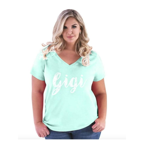 IWPF - Women's Plus Size V-neck T-Shirt - Gigi